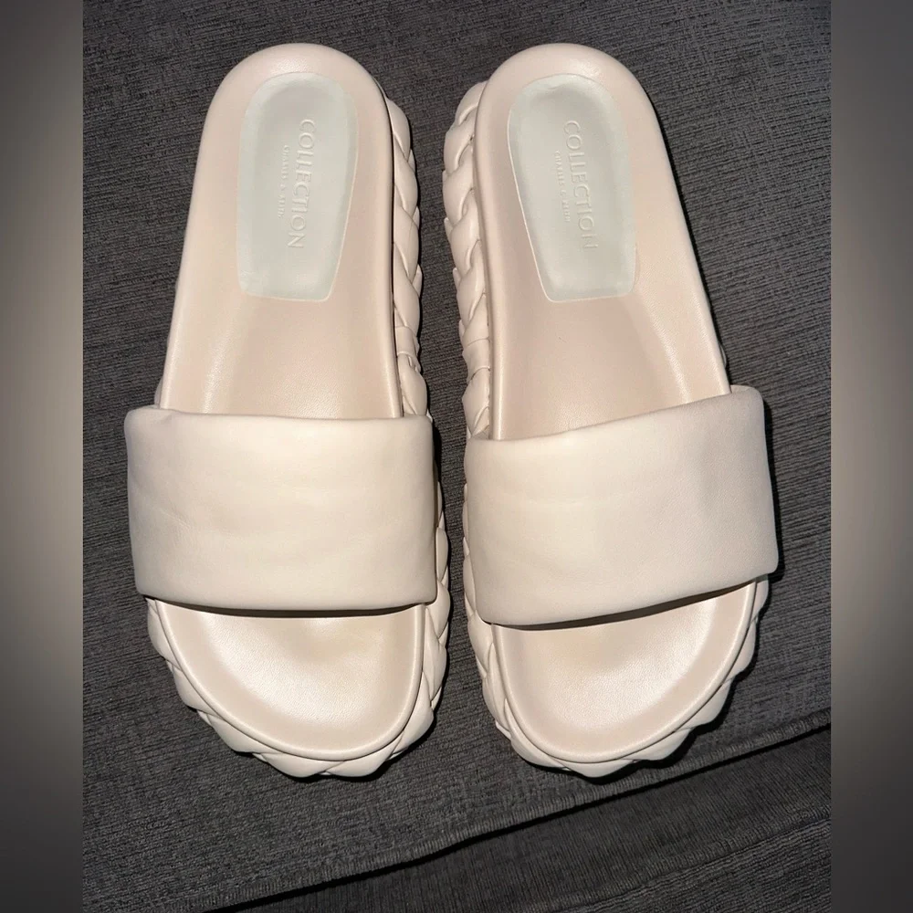 Leather Slides - Picture 3 of 6